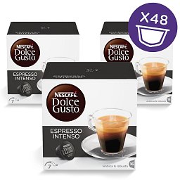 Obrázek pro produkt NESCAFÉ Dolce Gusto® kávové kapsle Espresso Intenso 3 balení
